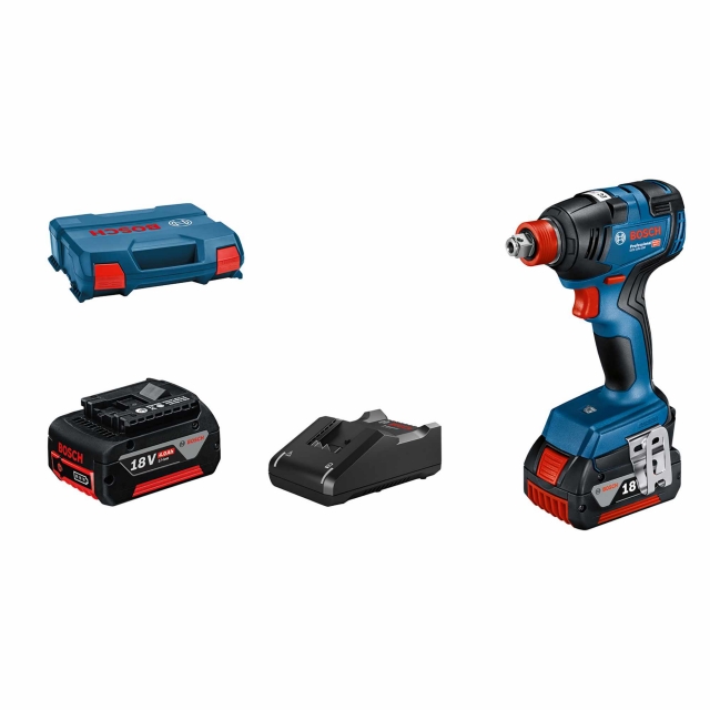 BOSCH BOSCH GDX18V-200 18v Brushless Impact Driver/Wrench with 2x5ah Batteries