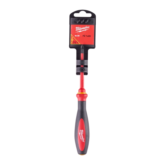 MILWAUKEE MILWAUKEE 4932471450 VDE Slim Screwdriver PZ1 x 80mm