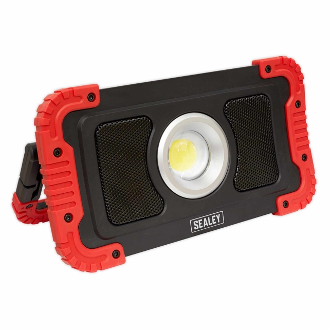 SEALEY SEALEY LED100WS 20w COB LED Rechargeable Speaker Floodlight