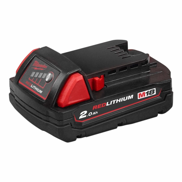 MILWAUKEE MILWAUKEE M18B2 18v 2ah REDLITHIUM-ION Battery