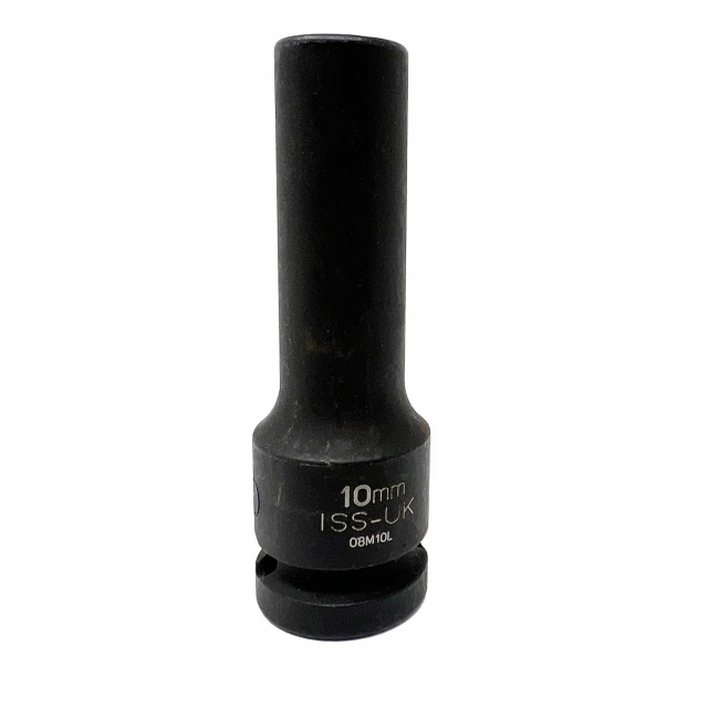 ISS-UK ISS-UK 08M10L 10mm Deep Impact Socket 1/2