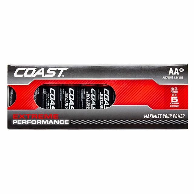 COAST COAST Extreme Performance AA Batteries 10 pack