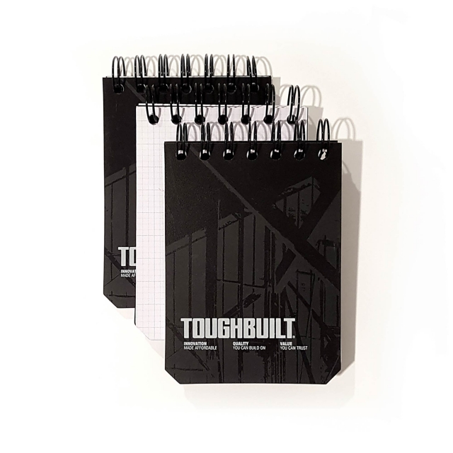 TOUGHBUILT TOUGHBUILT TB-56-S-3 Grid Notebook (Small) 3 pack
