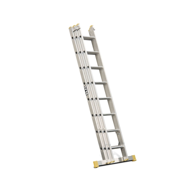 LYTE LYTE NELT325 Professional 3 Section Extension Ladder 3x8 Rung