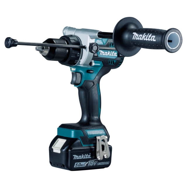 MAKITA MAKITA DHP486RTJ 18v LXT Brushless Combi Drill with 2x5ah Batteries