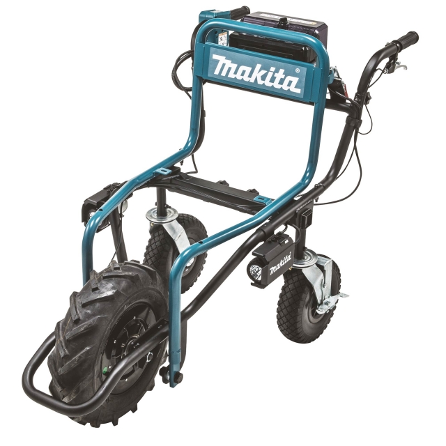 MAKITA MAKITA DCU180PTX4 18v Motorised Wheel Barrow Kit with 2x5Ah Batteries
