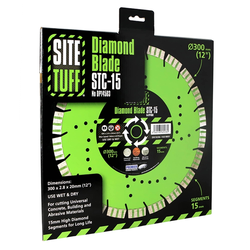 PREMIER DIAMOND PREMIER DIAMOND DP14503 300x2.8x15x20mm Concrete Blade