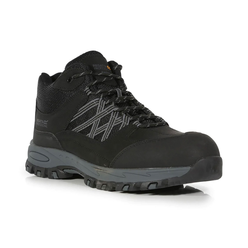 REGATTA REGATTA TRK200 Sandstone Safety Hiker Boot Black/Granite
