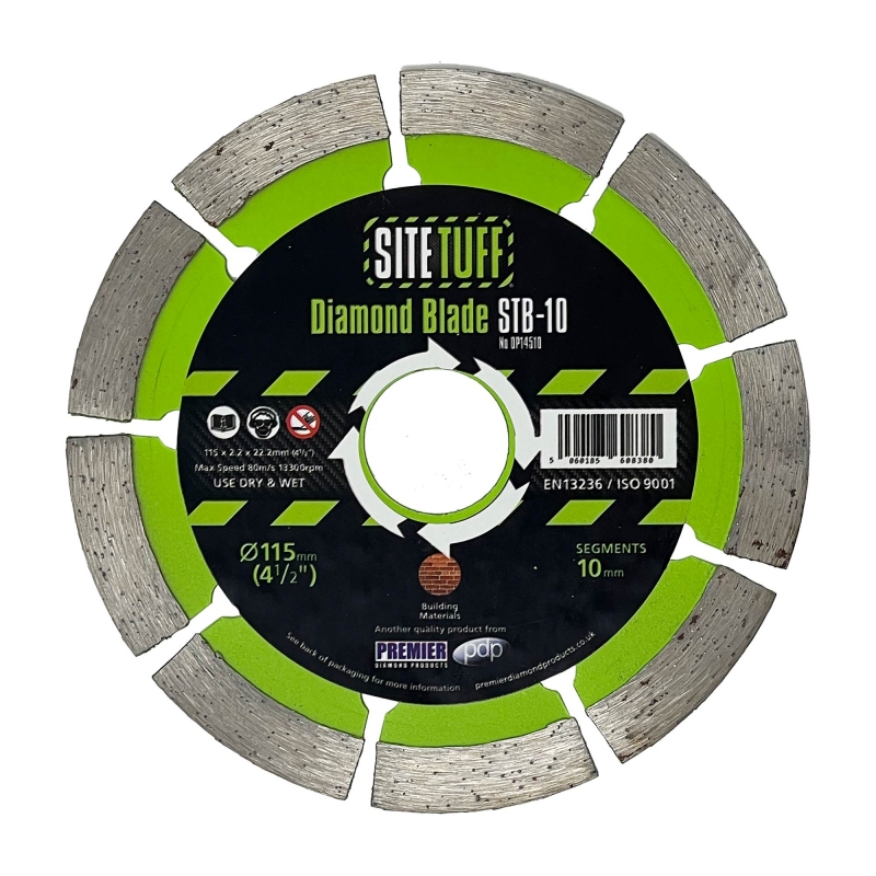 PREMIER DIAMOND PREMIER DIAMOND DP14510 115x2.2x10x22.2mm Build Material Blade