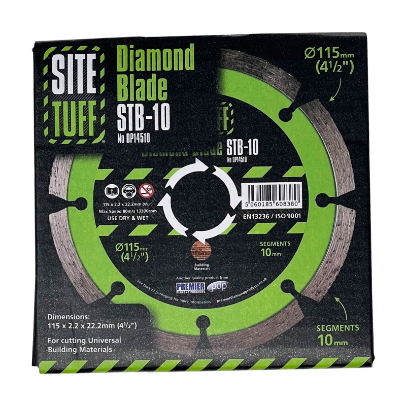 PREMIER DIAMOND PREMIER DIAMOND DP14510 115x2.2x10x22.2mm Build Material Blade