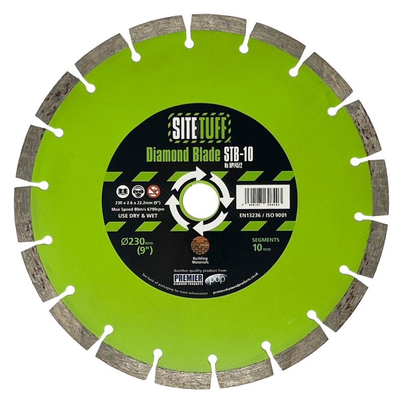 PREMIER DIAMOND PREMIER DIAMOND DP14512 230x2.6x10x22.2mm Build Material Blade