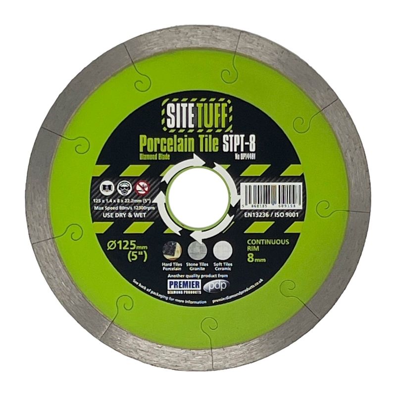 PREMIER DIAMOND PREMIER DIAMOND DP14481 STPT-8 125mm Diamond Tile Blade