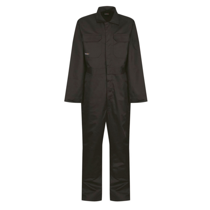 REGATTA REGATTA TRJ512L Pro Stud Coverall - Black