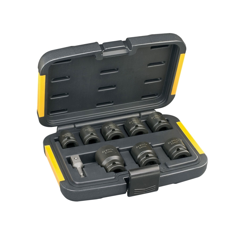 DEWALT DEWALT DT7507QZ 9 piece Impact Socket Set