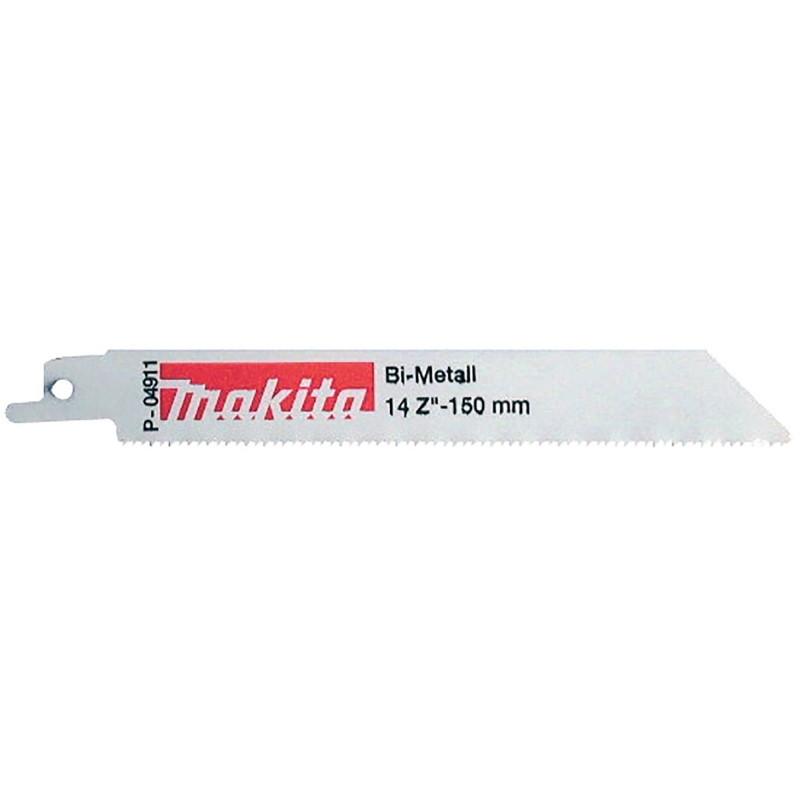 MAKITA MAKITA P-04911 150mm BiM Recip Blades - Metal 5 pack