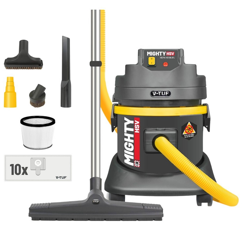 V-TUF V-TUF MIGHTY HSV-21L 110v M-Class Industrial Vacuum