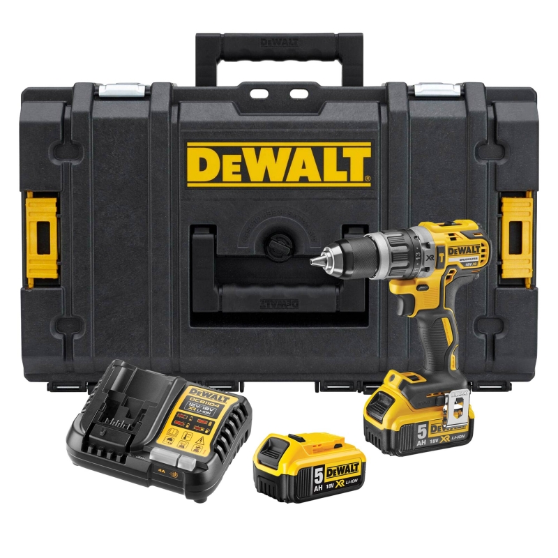 DEWALT DEWALT DCD796P2 18v Brushless Combi Drill with 2x5ah Li-ion Batteries
