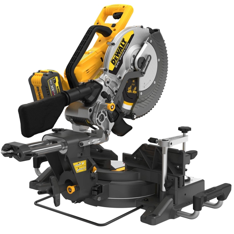 DEWALT DCS781X2 54v Brushless 305mm FLEXVOLT Mitre Saw with 2x9ah