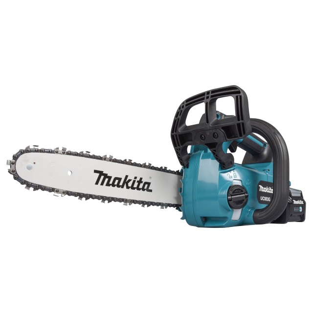 MAKITA MAKITA UC003GD202 40v Brushless Top Handle Chainsaw with 2x 2.5ah Batteries