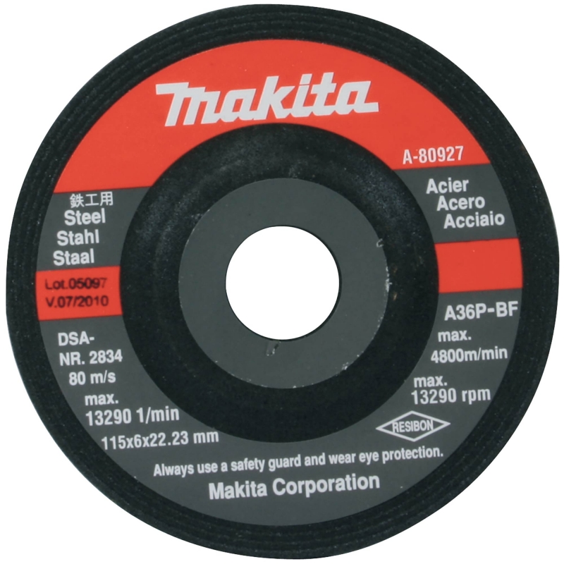 MAKITA MAKITA A-80927 115mm DPC Metal Grinding Disc A36P