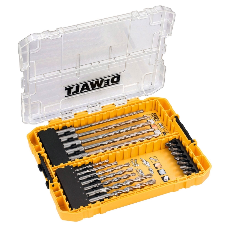 DEWALT DEWALT DT70754 19 Piece SDS Plus/ Masonry Drill/ Screwdriver bit Set