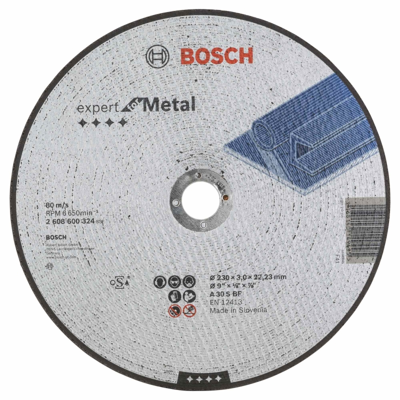 BOSCH BOSCH 2608600324 230mm Metal Cutting Disc