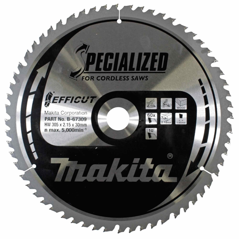 MAKITA MAKITA B-67309 305x30mm 60T Efficut TCT Saw Blade