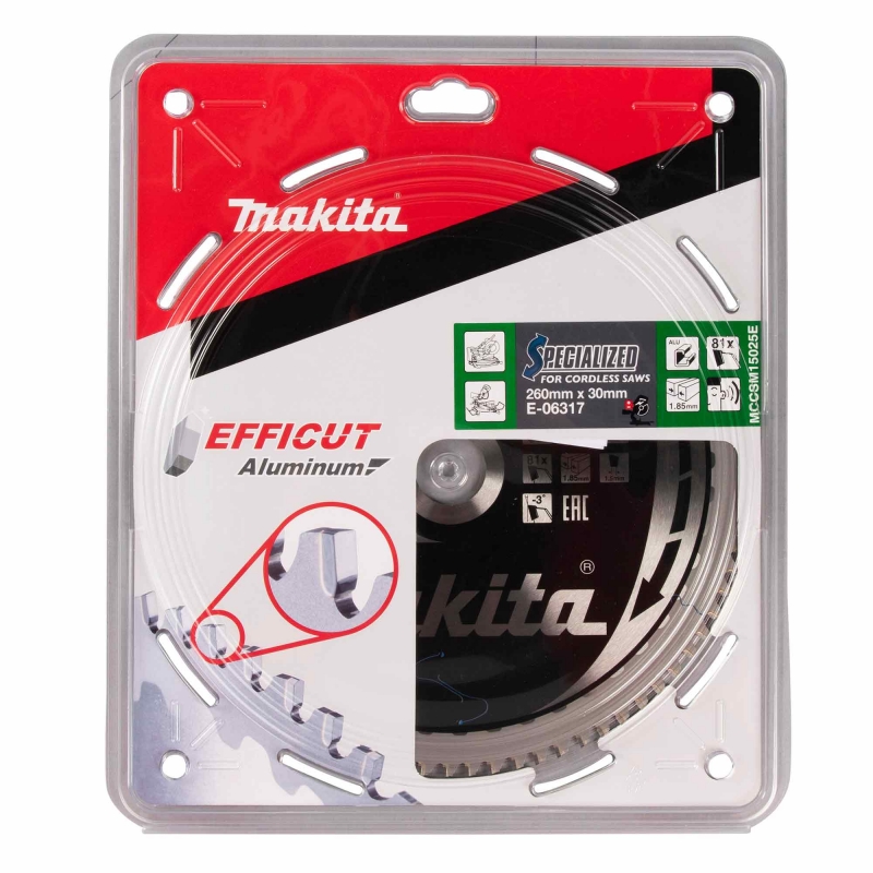 MAKITA MAKITA E-06317 260x30mm 81T Efficut Blade for Aluminium