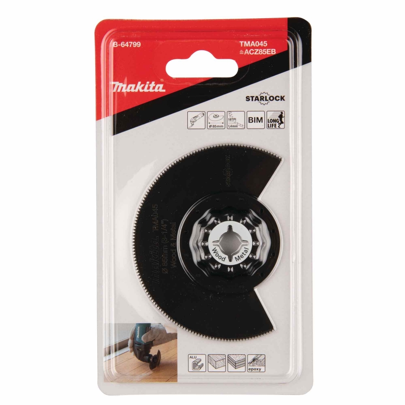 MAKITA MAKITA B-64799 85mm BIM Saw Blade for Wood & Metal