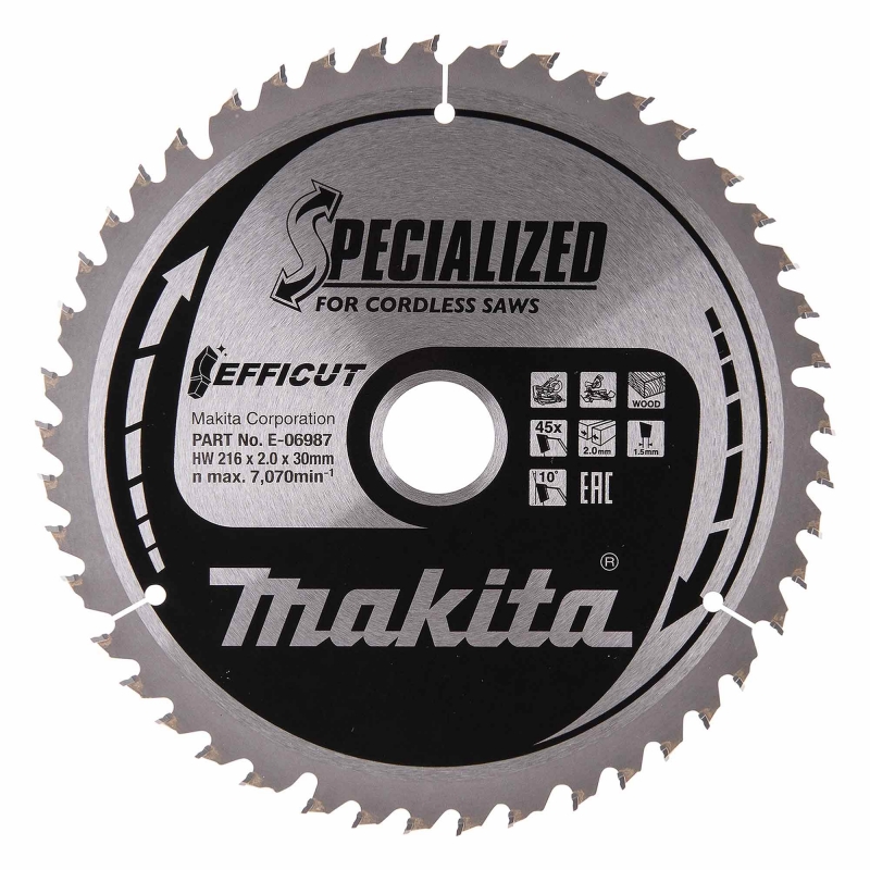 MAKITA MAKITA E-06987 216mm 45T Efficut Saw Blade