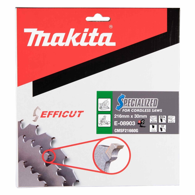 MAKITA MAKITA E-08903 216x30mm 60T Saw Blade for LS002G