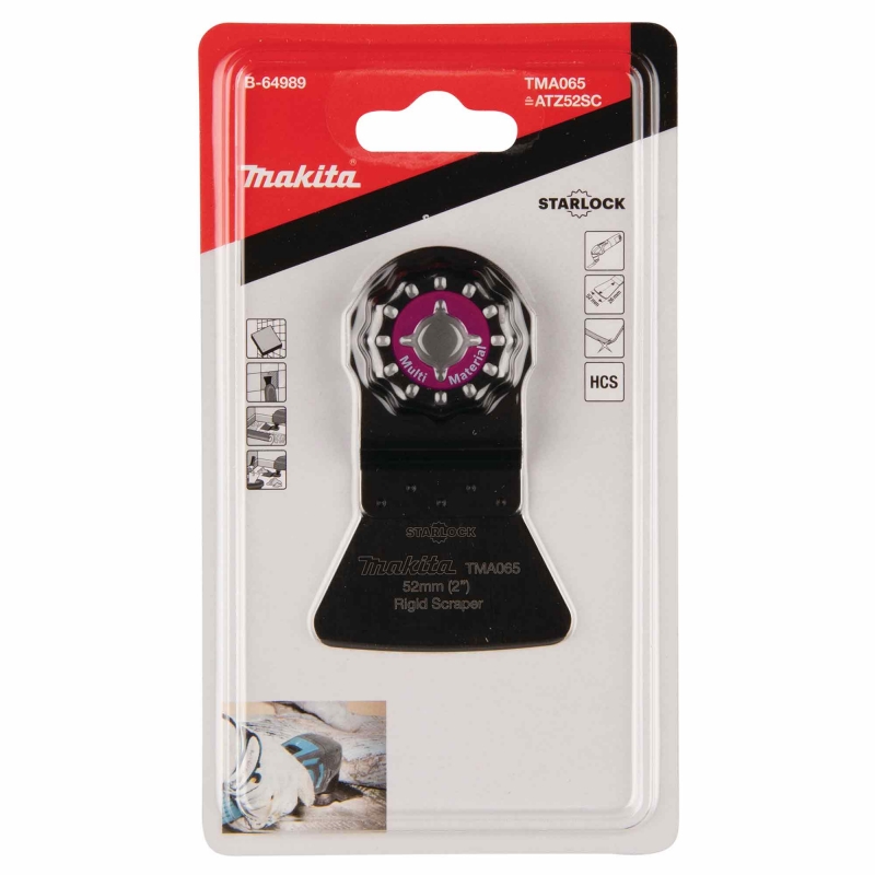 MAKITA MAKITA B-64989 Starlock 52mm Scraper Rigid TMA065