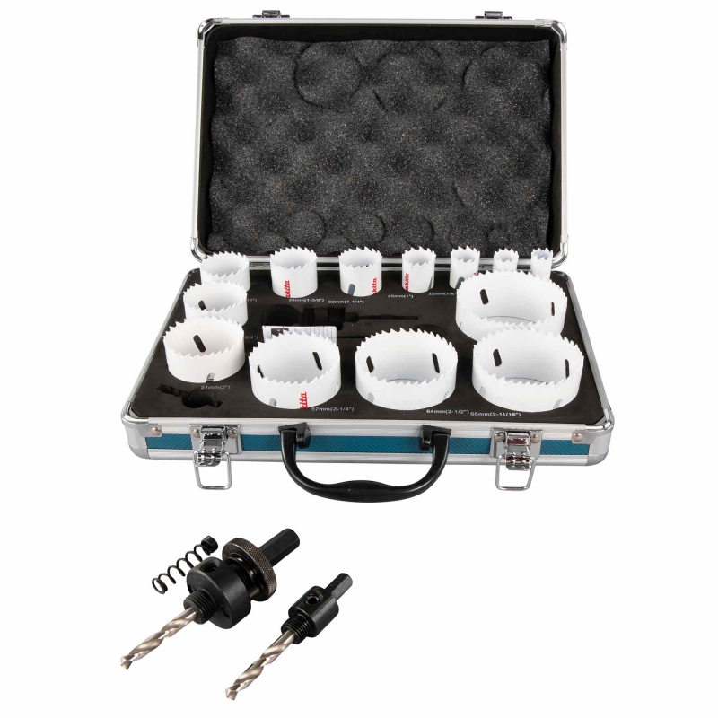 MAKITA MAKITA D-47307 16 piece Universal Holesaw Set in Aluminium Case