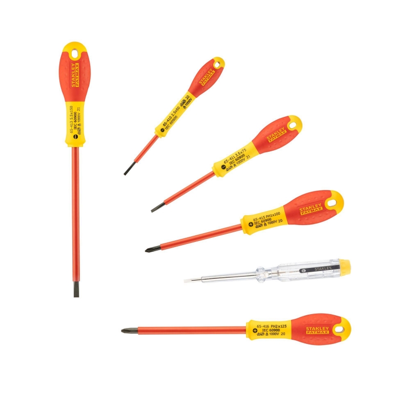 STANLEY STANLEY 0 65 441 Fatmax 6pc VDE Screwdriver Set