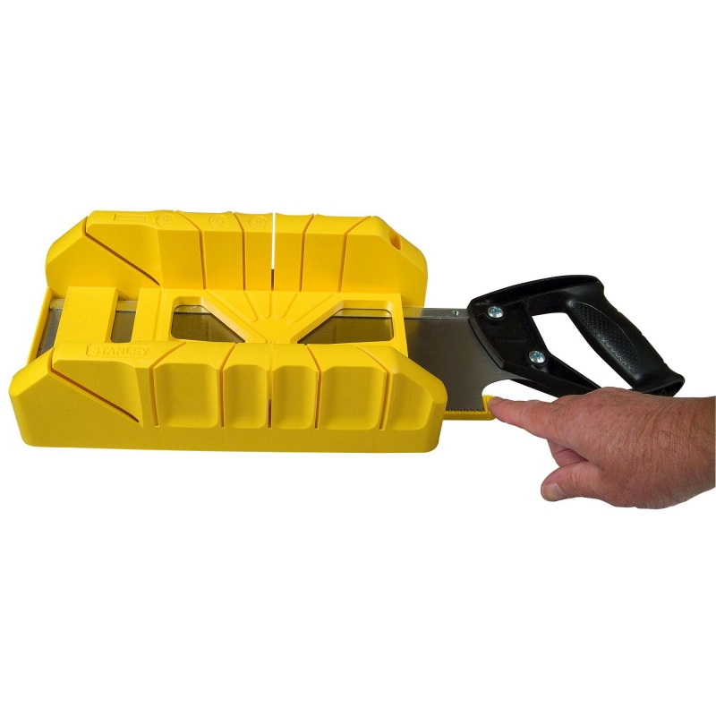 STANLEY STANLEY 1 19 800 Saw Storage Mitre Box with Saw