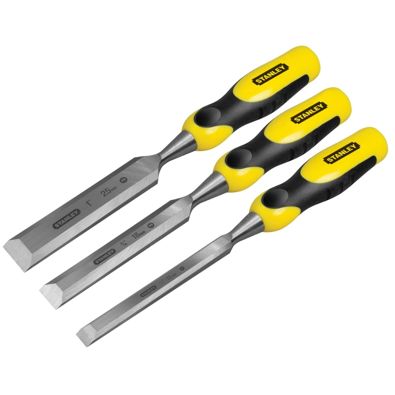 STANLEY STANLEY 2 16 883 3 Piece Dynagrip StrikeCap Chisel Set