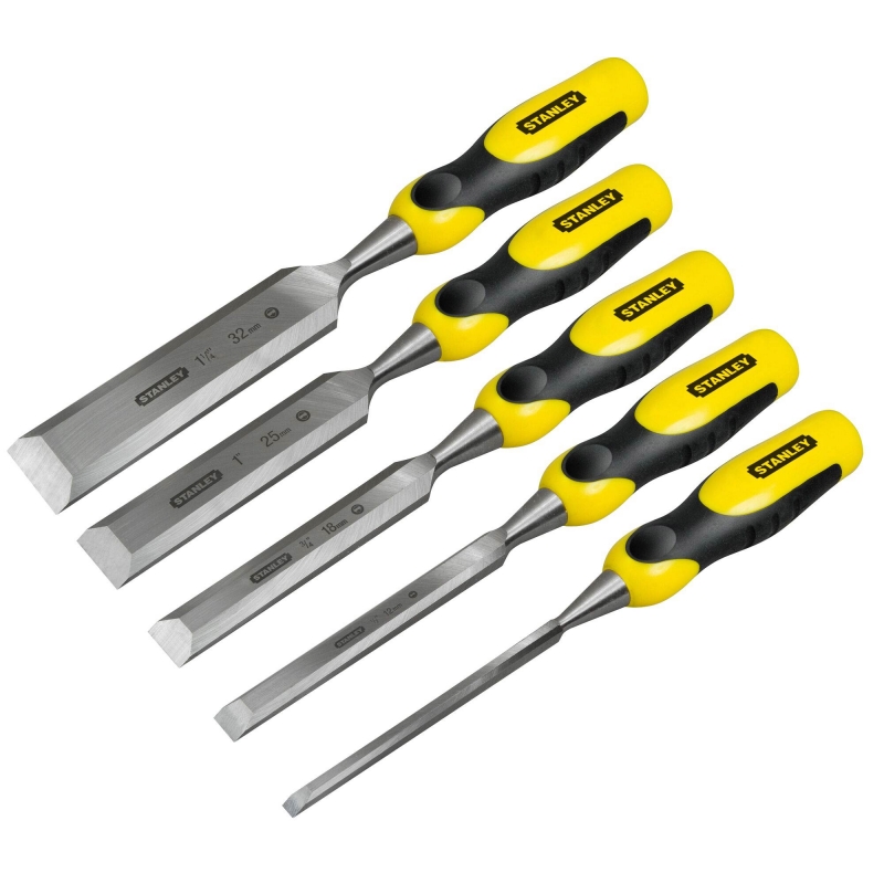 STANLEY STANLEY 2 16 885 5 Piece Dynagrip StrikeCap Chisel Set