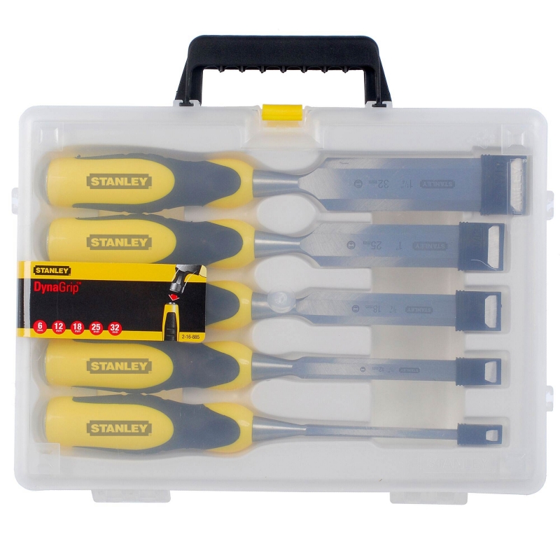 STANLEY STANLEY 2 16 885 5 Piece Dynagrip StrikeCap Chisel Set