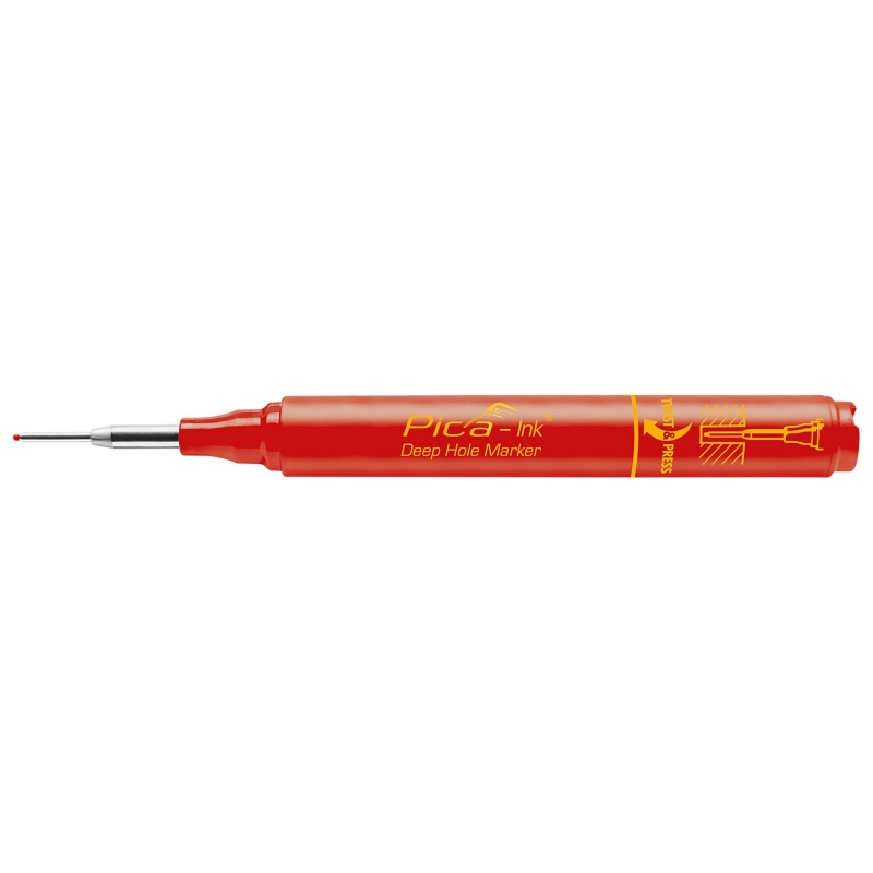 PICA PICA 150-40 INK Deep Hole Marker - Red