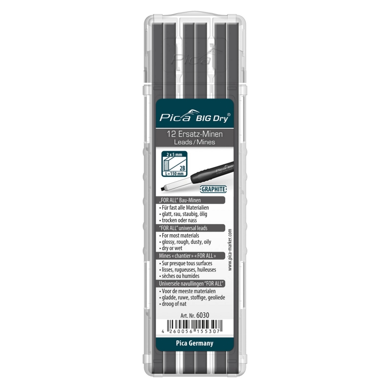 PICA PICA 6030 BIG DRY Refills FOR ALL - Graphite