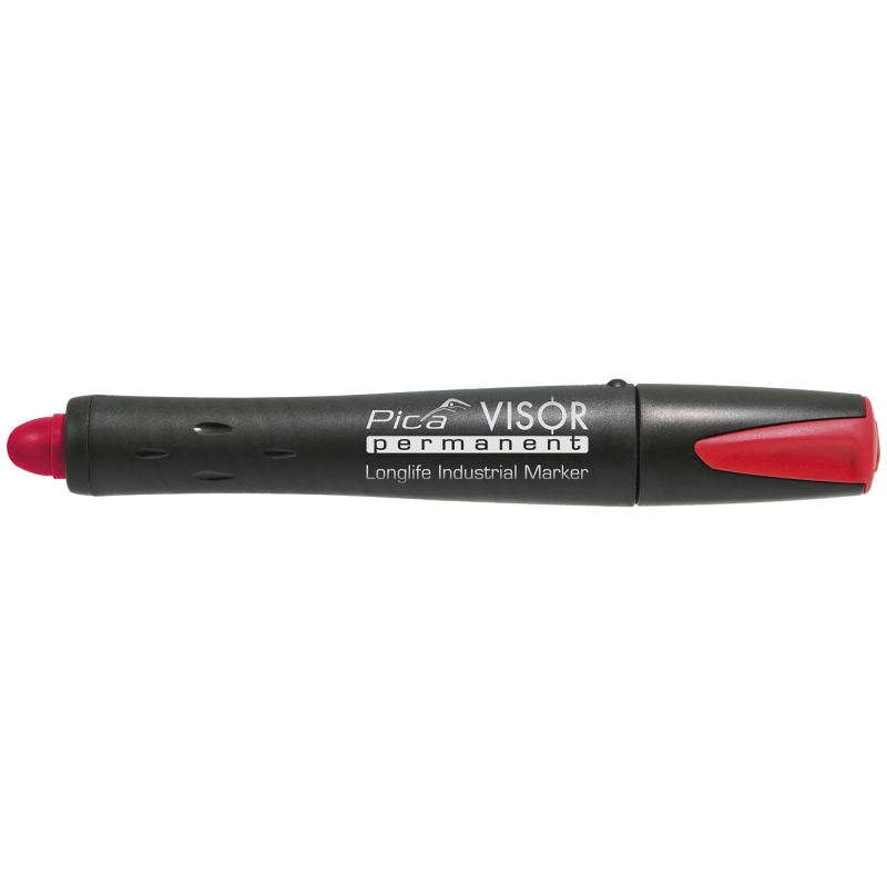PICA PICA 990-40 VISOR Permanent Marker - Red