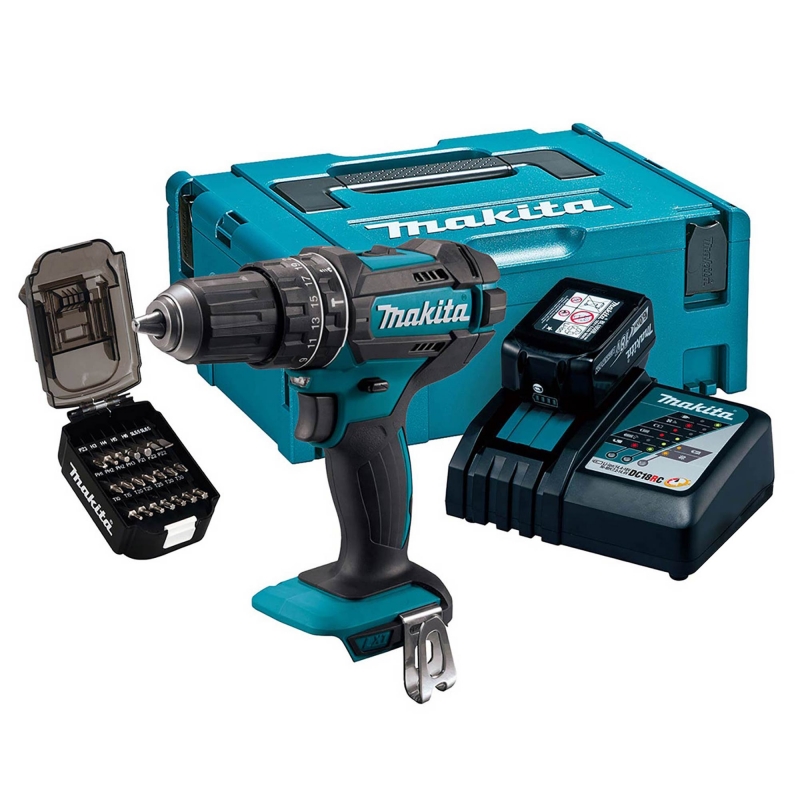 MAKITA MAKITA DHP482GX14 18v Combi Drill with 1x6ah Battery