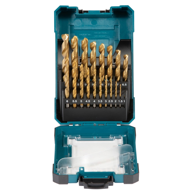 MAKITA MAKITA D-72229 19 Piece HSS-Tin Drill Bit Set