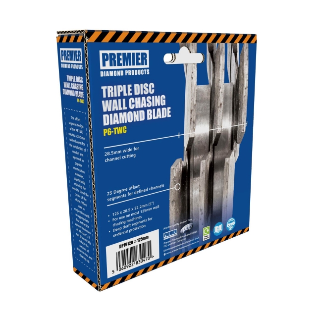 PREMIER DIAMOND PREMIER DIAMOND DP19120 P6-TWC 125mm Triple-Disc Blade