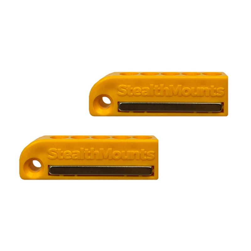 STEALTHMOUNTS SMT-BH-DW-YLW Dewalt Yellow Bit Holder 2 Pack