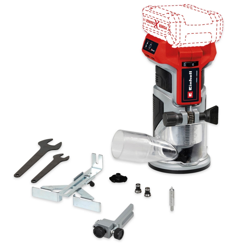 EINHELL EINHELL TP-ET18LiBL-Solo 18v Brushless 1/4&quot; Router BODY ONLY