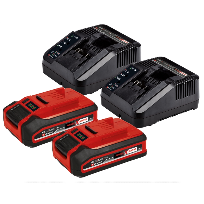 EINHELL EINHELL RASARRO36/34 PXC 36v 34cm Lawn Mower with 2x3Ah Batteries