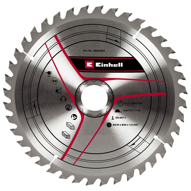 EINHELL EINHELL 49587852 210mm x 30mm 40T Thin Saw Blade