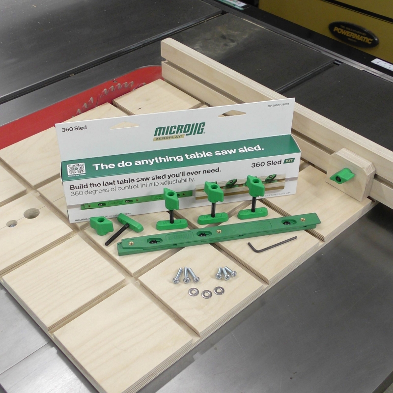 MICROJIG MICROJIG DV-360ZP750B1 ZEROPLAY 360 Sled Kit