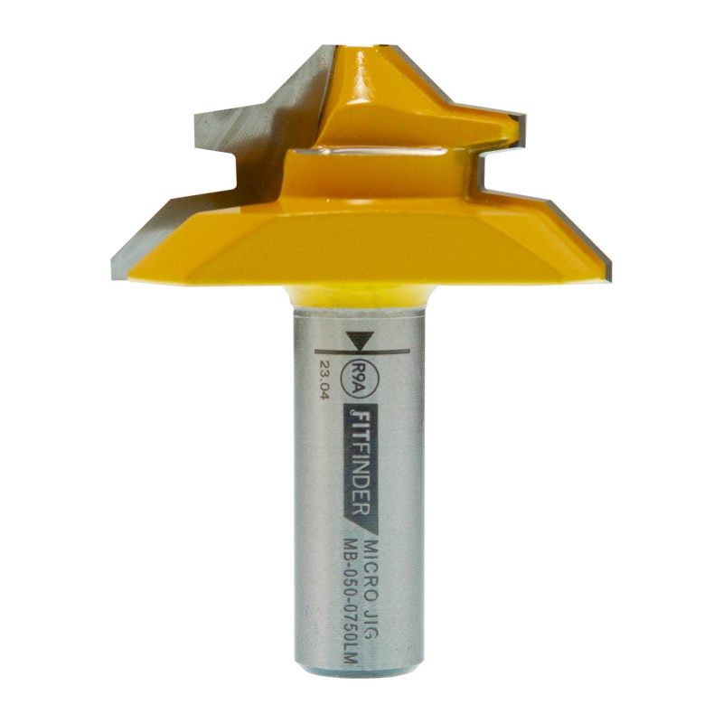 MICROJIG MICROJIG MB-050-0750LM FITFINDER Lock Miter Router Bit (1/2
